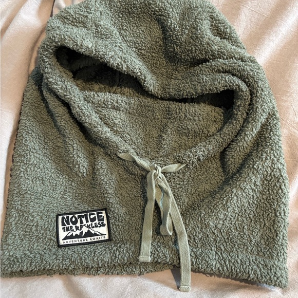 Notice The Reckless Accessories - Notice the Reckless Green Fleece Rider Hood